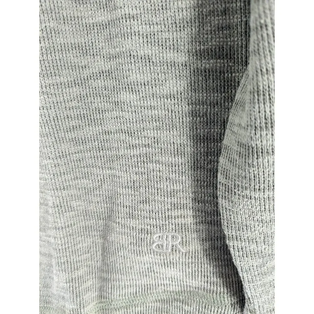 Banana Republic Double Knit Shirt S Olive Green Crewneck Long‎ Sleeves Layering